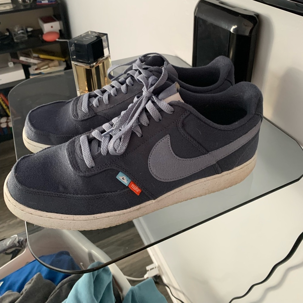 Nike Court Vision Low Next Nature Thunder Blue Size 11 Worn Three Times